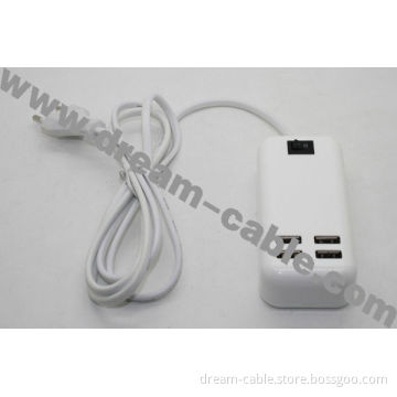 Innovative 5V4a 4 Ports USB Travel Charger